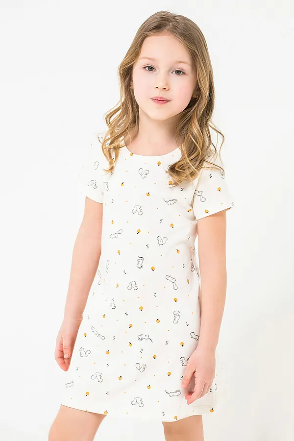 Сорочка CROCKID, молочный - фото 1