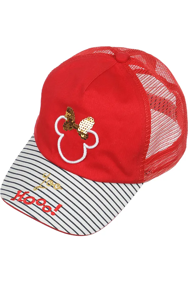 Бейсболка PLAYTODAY, красный,тёмно-синий,белый - фото 1