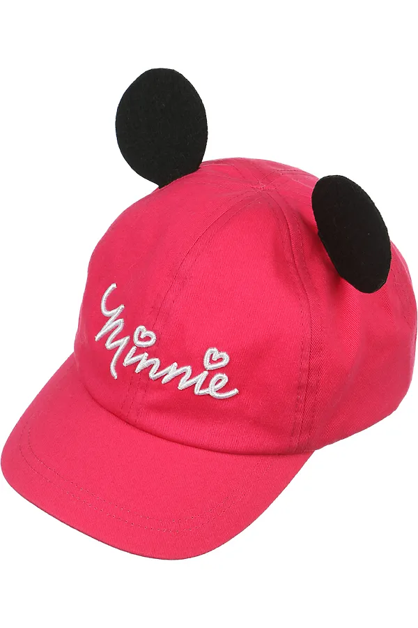 Бейсболка PLAYTODAY, фуксия,черный - фото 1