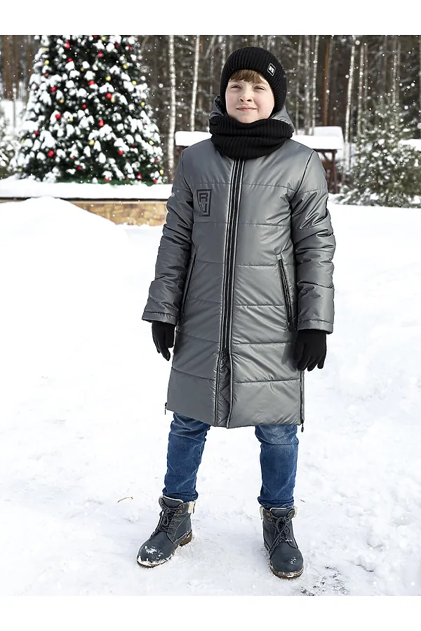 Пальто 6з2921 графитовый NIKASTYLE, графитовый - фото 1