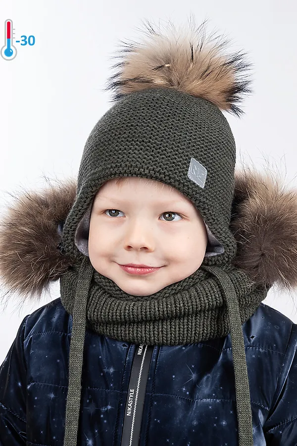 Шапка 11з4921 хаки NIKASTYLE, хаки - фото 1