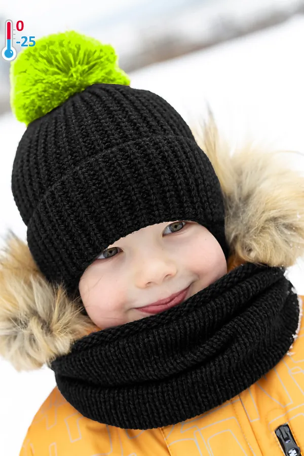 Шапка 11з5521 черный NIKASTYLE, черный - фото 1