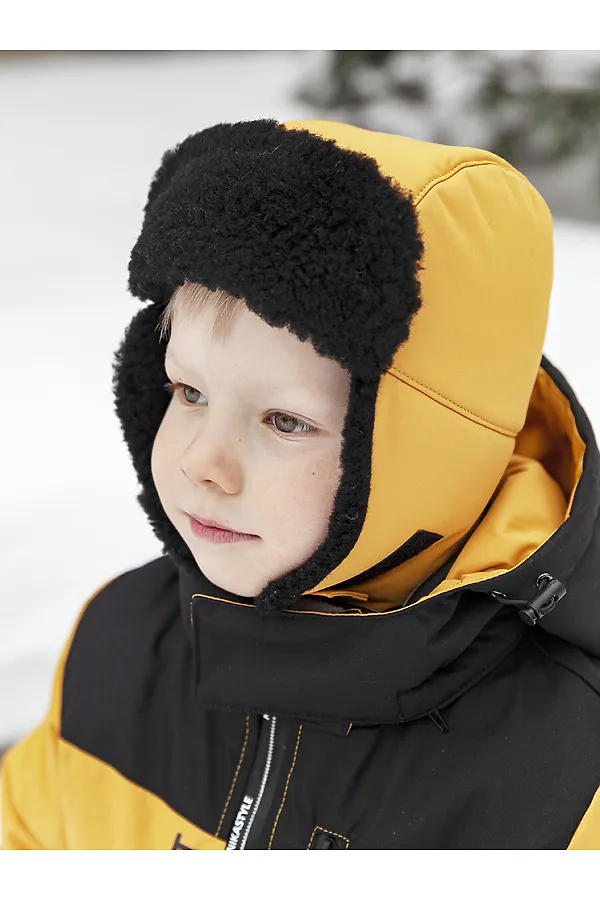 Шапка 11з12321 горчичный NIKASTYLE, горчичный - фото 1