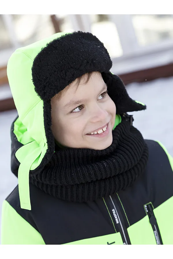 Шапка 11з12321 салатовый неон NIKASTYLE, салатовый неон - фото 1