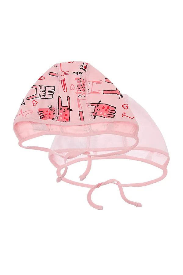 Чепчик 2 шт. PLAYTODAY, розовый - фото 1