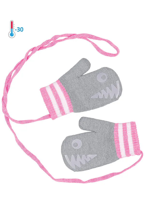 Варежки 14з15621 серый NIKASTYLE, серый - фото 1