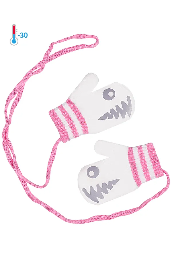 Варежки 14з15621 молочный NIKASTYLE, молочный - фото 1