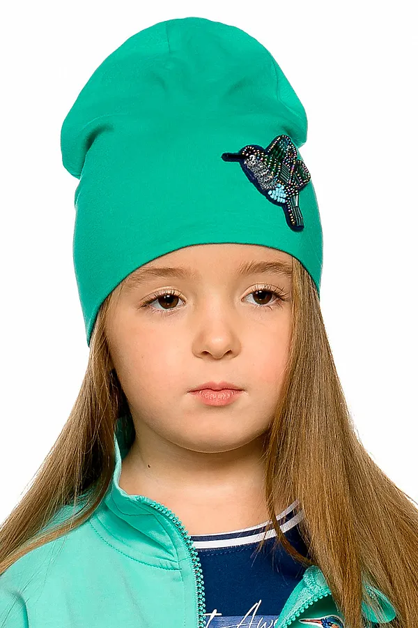 Шапка PELICAN, бирюза - фото 1