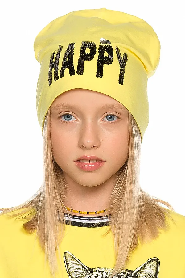 Шапка PELICAN, желтый - фото 1