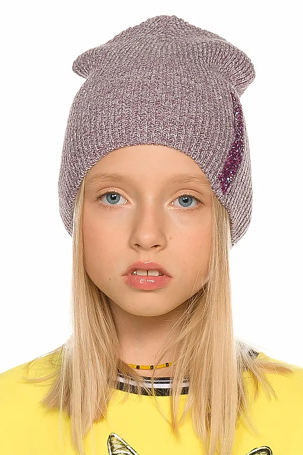 Шапка PELICAN, лиловый - фото 1