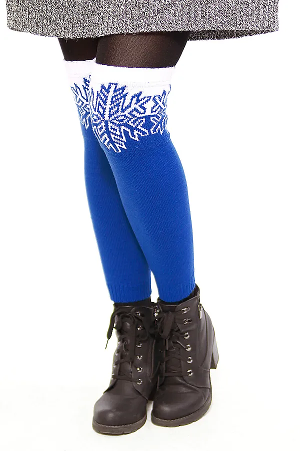 Гетры VAY, электрик/белый - фото 1