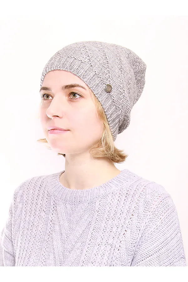 Шапка VAY, св.серый - фото 1