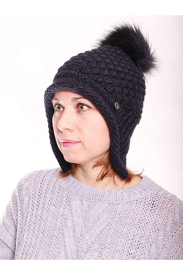 Шапка VAY, т.синий - фото 1