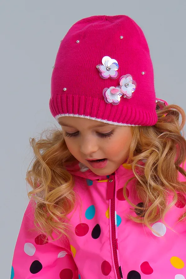 Шапка PLAYTODAY, фуксия - фото 1