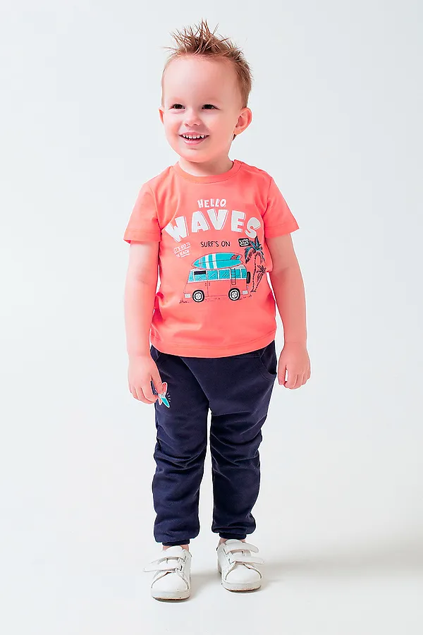 Футболка CROCKID SALE, коралловый - фото 1