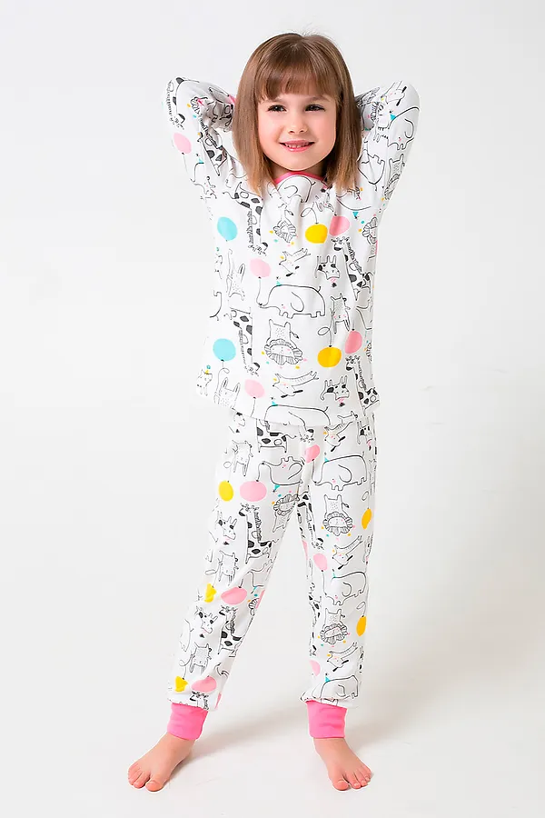 Пижама CROCKID SALE, белый - фото 1