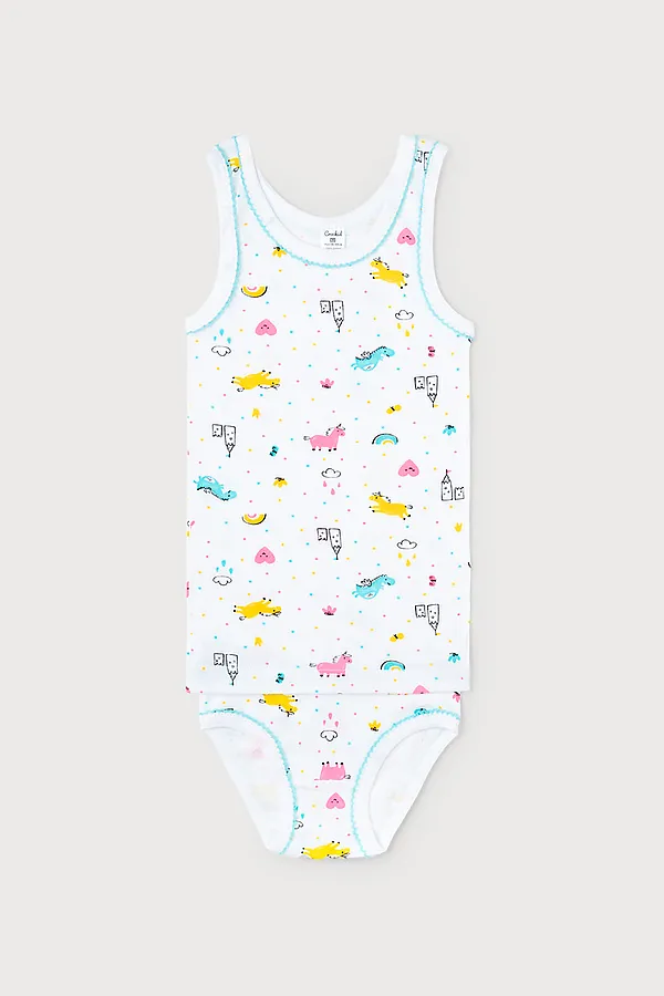 Комплект(Майка+Трусы) CROCKID SALE, белый - фото 1