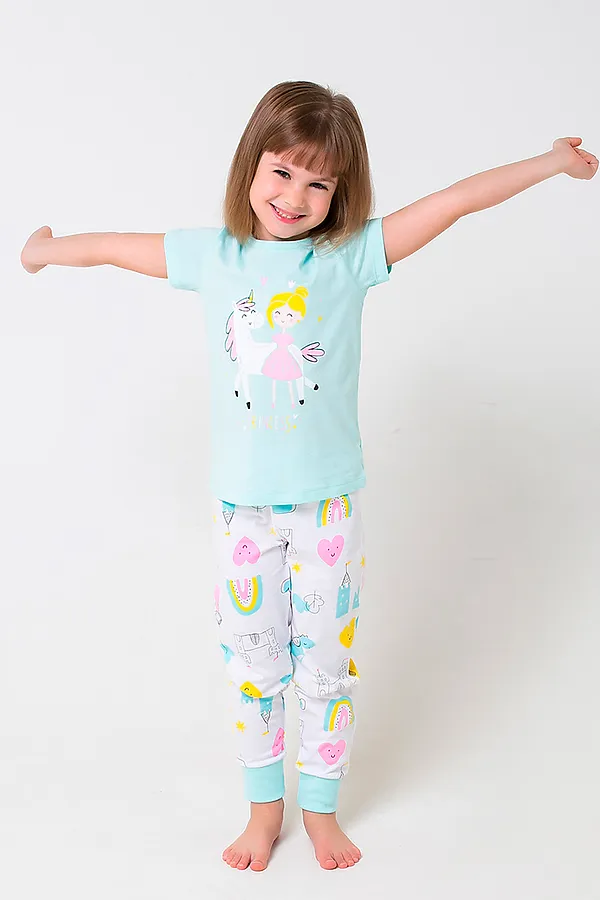 Пижама CROCKID, мятный - фото 1