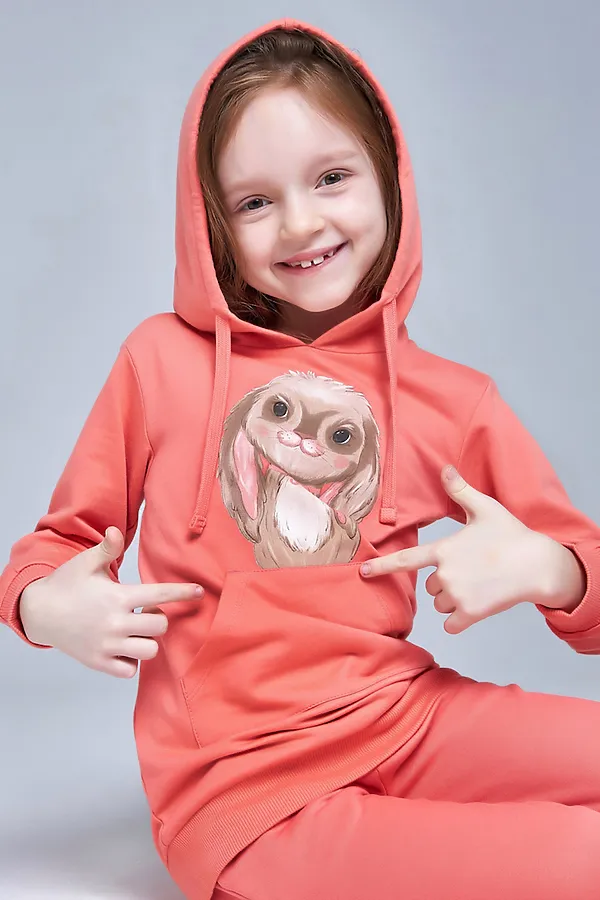 Толстовка KOGANKIDS, персиковый - фото 1