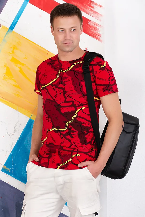 Футболка 11111 НАТАЛИ, красный - фото 1