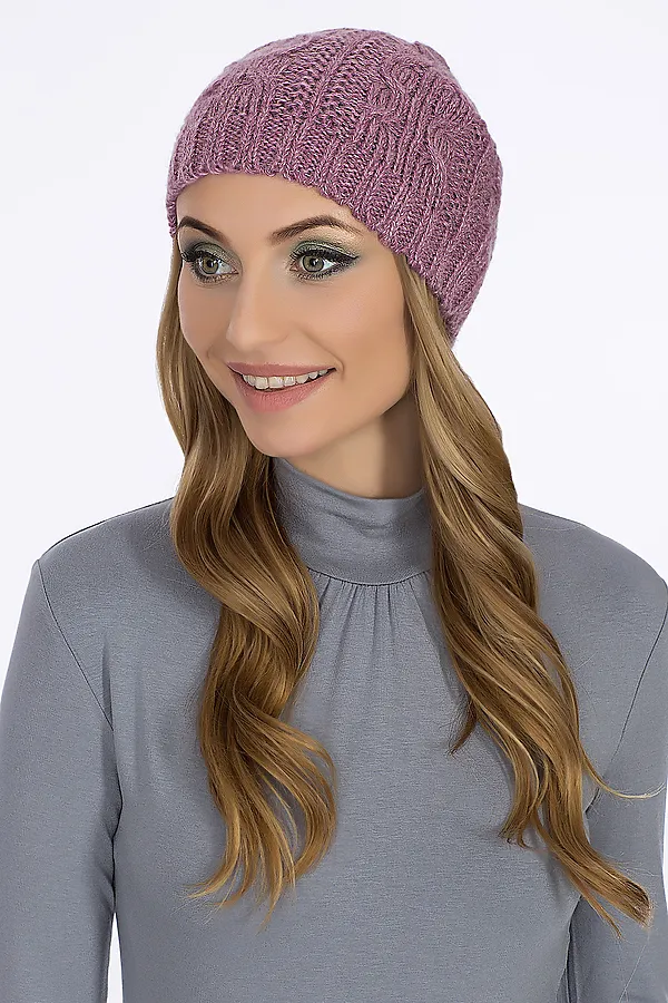 Шапка VAY, сиреневый - фото 1