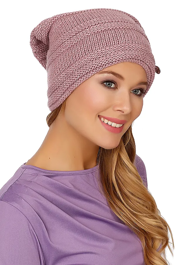 Шапка VAY, светло-розовый - фото 1