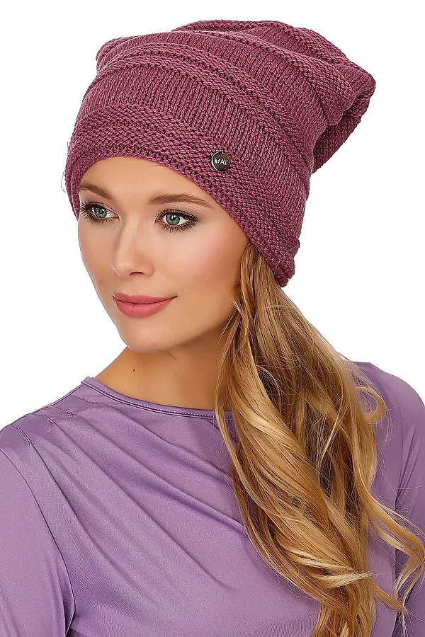 Шапка VAY, малиновый - фото 1