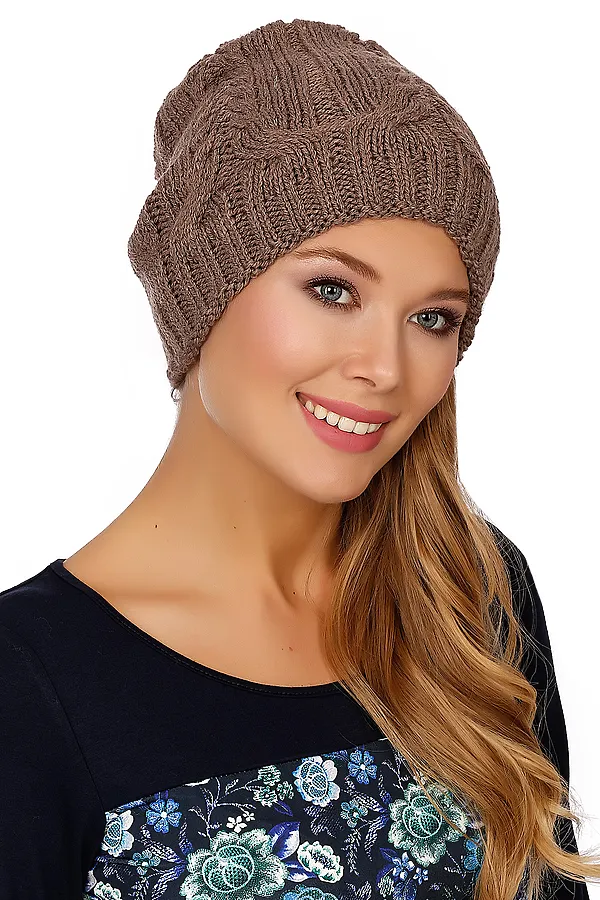 Шапка VAY, серо-бежевый - фото 1