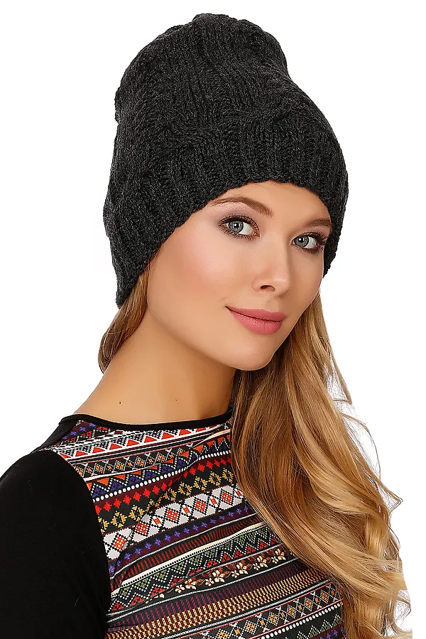 Шапка VAY, антрацит - фото 1