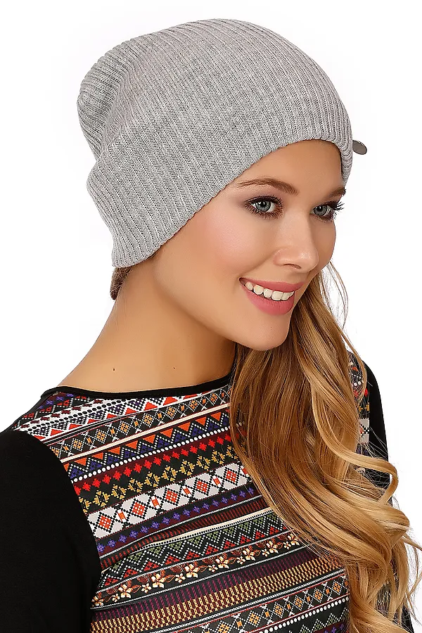 Шапка VAY, светло-серый - фото 1