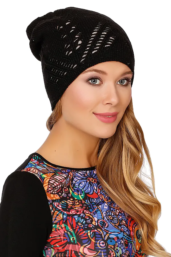 Шапка VAY, черный - фото 1