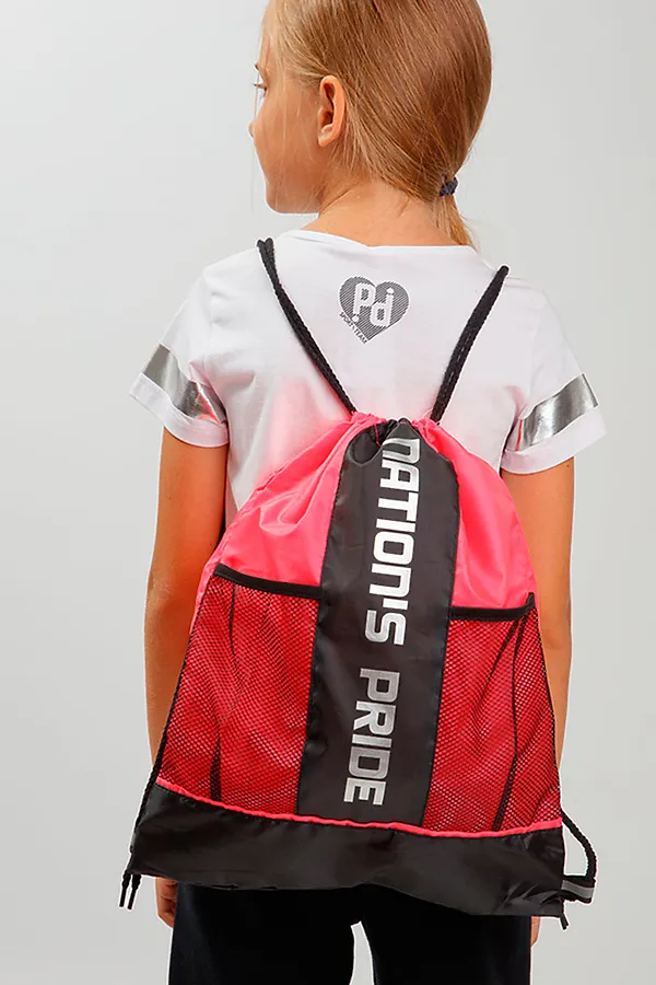 Сумка-мешок PLAYTODAY, фуксия, черный - фото 1