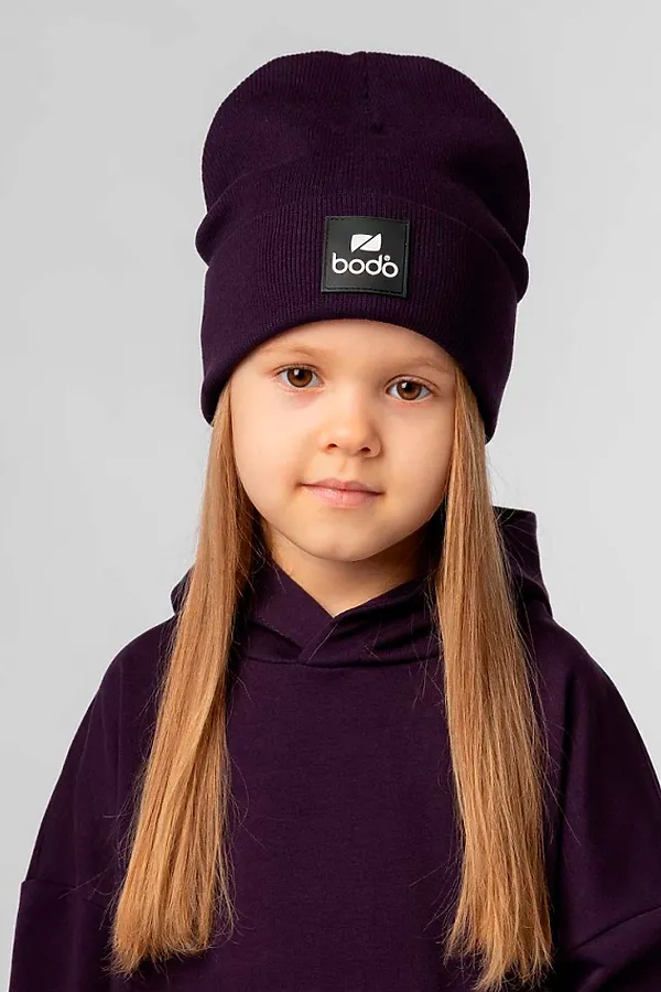 Шапка BODO, баклажановый - фото 1