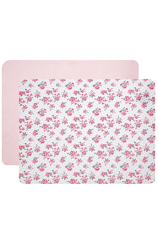 Пеленка 2 шт. PLAYTODAY, белый, розовый - фото 1