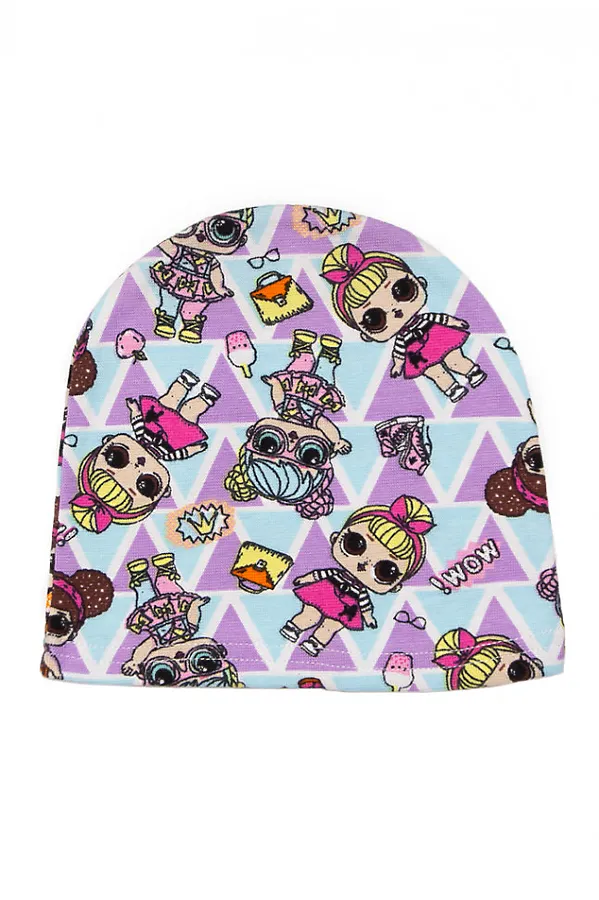 Шапка "ЛОЛА-малышка" ДЕТСКИЙ ТРИКОТАЖ 37, бирюзовый - фото 1