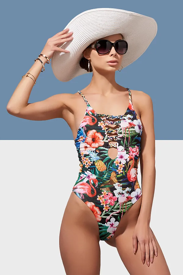 Купальник "Летняя магия" Nothing But Love, зеленый, желтый, синий - фото 1