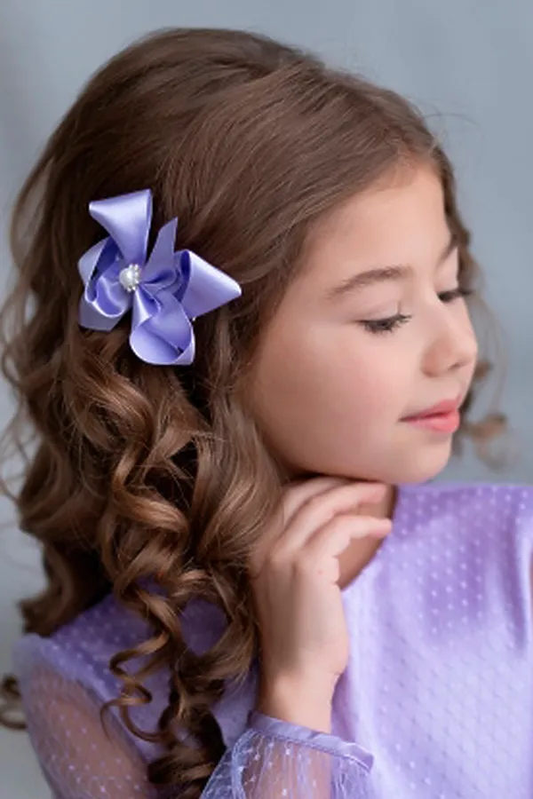 Заколка 6 шт. ALOLIKA, виктория сиреневый - фото 1
