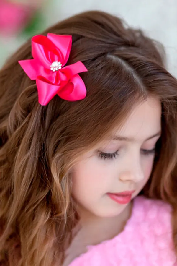 Заколка 6 шт. ALOLIKA, виктория яр.розовый - фото 1