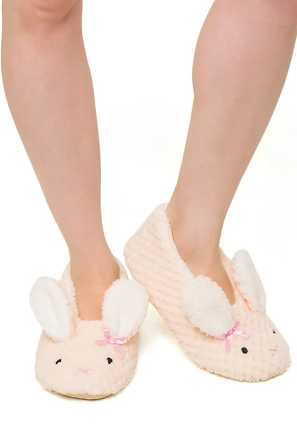 Балетки комнатные AMORET, персиковый - фото 1