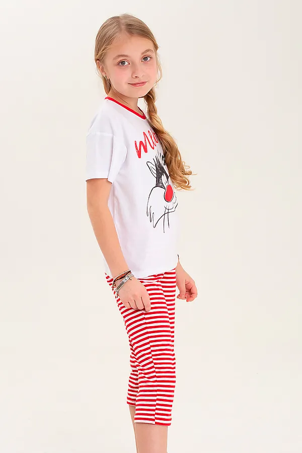 Костюм (Капри+Футболка) BATIK, мультиколор - фото 1