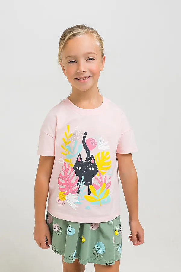 Футболка CROCKID, светло-розовый - фото 1