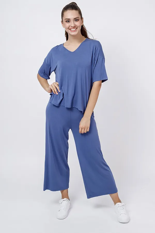 Костюм (футболка+брюки) OXOUNO, голубой - фото 1