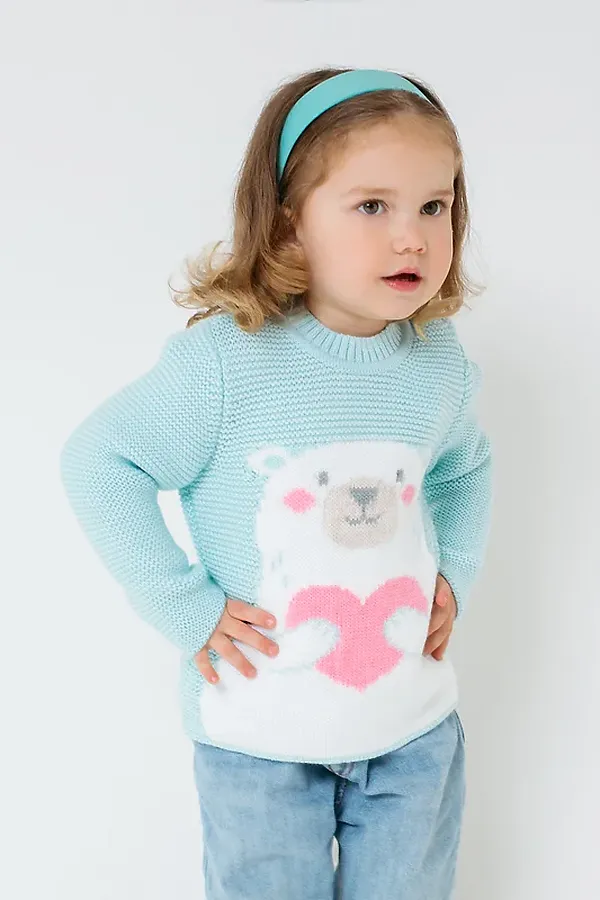 Джемпер CROCKID SALE, светлая бирюза - фото 1