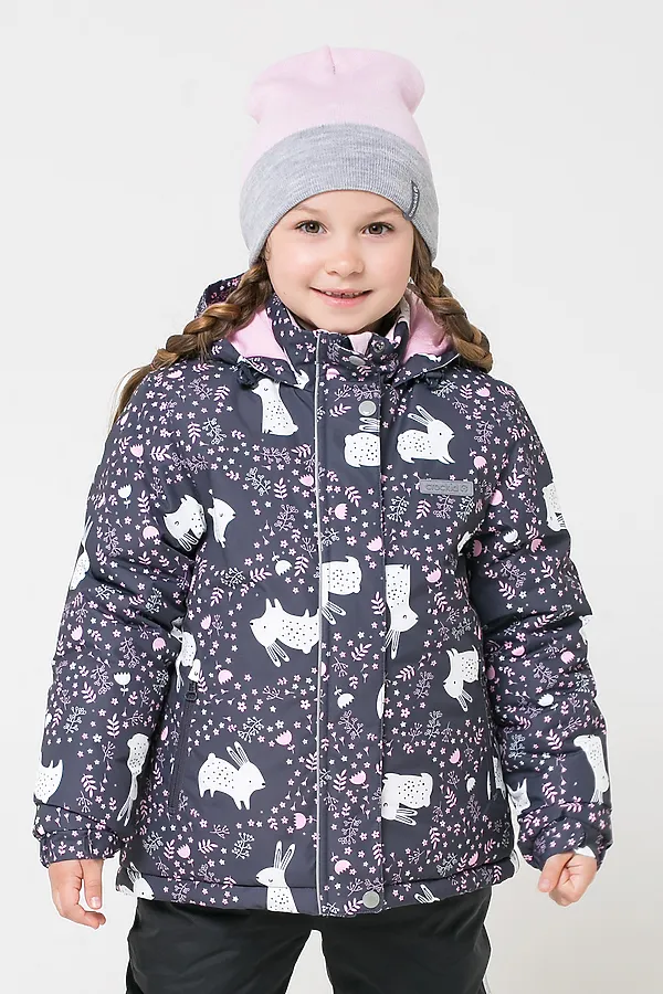 Шапка CROCKID SALE, светлая астра, св.серый меланж - фото 1