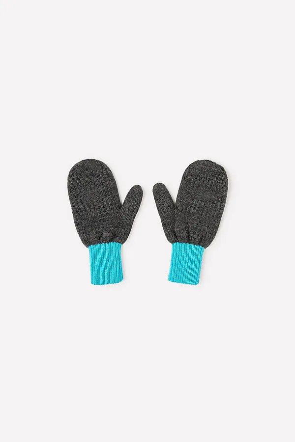 Варежки CROCKID SALE, антрацит, светлая лагуна - фото 1