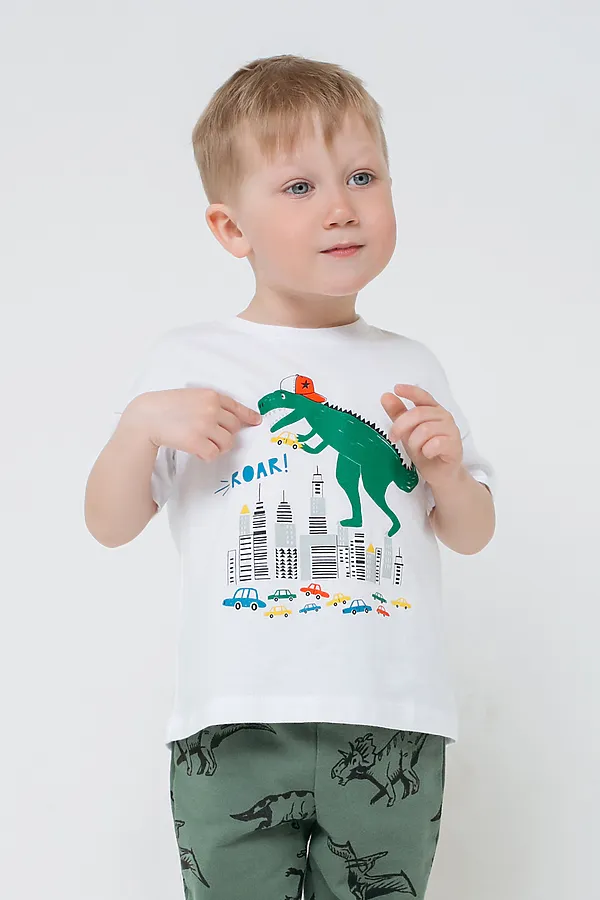 Футболка CROCKID SALE, белый к298 - фото 1