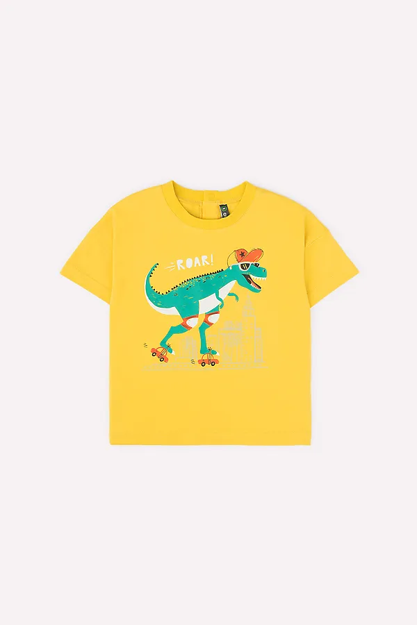 Футболка CROCKID SALE, светлая горчица к298 - фото 1