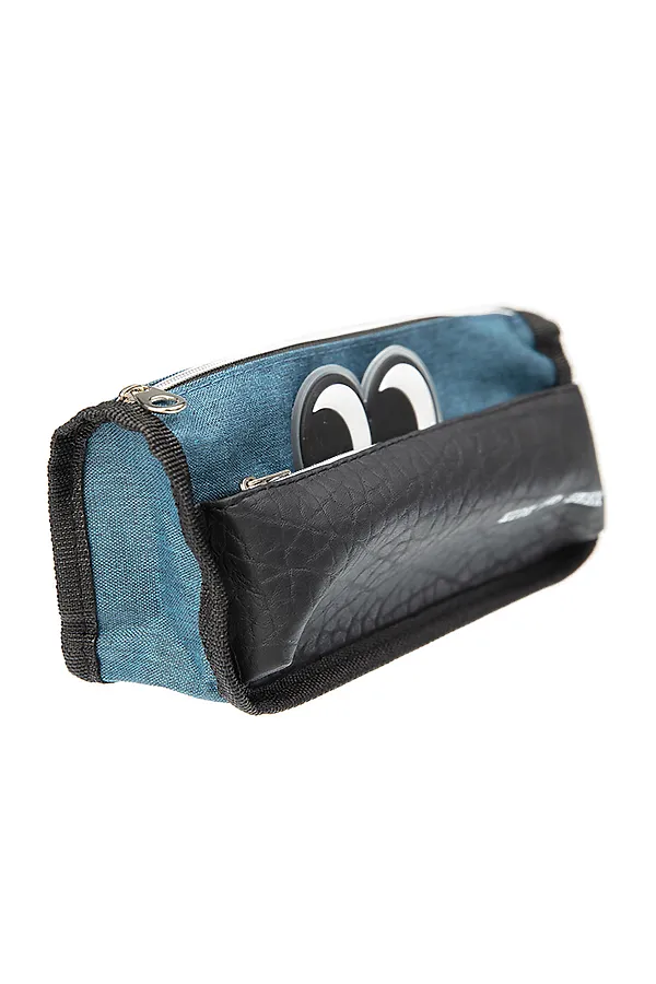 Пенал PLAYTODAY, cиний, черный - фото 1