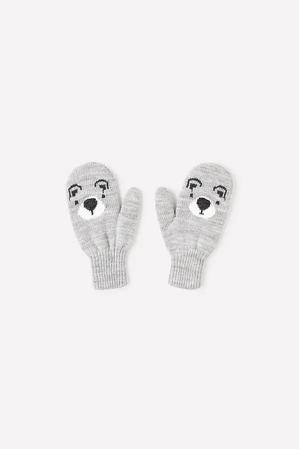 Варежки  CROCKID SALE, св.серый меланж - фото 1