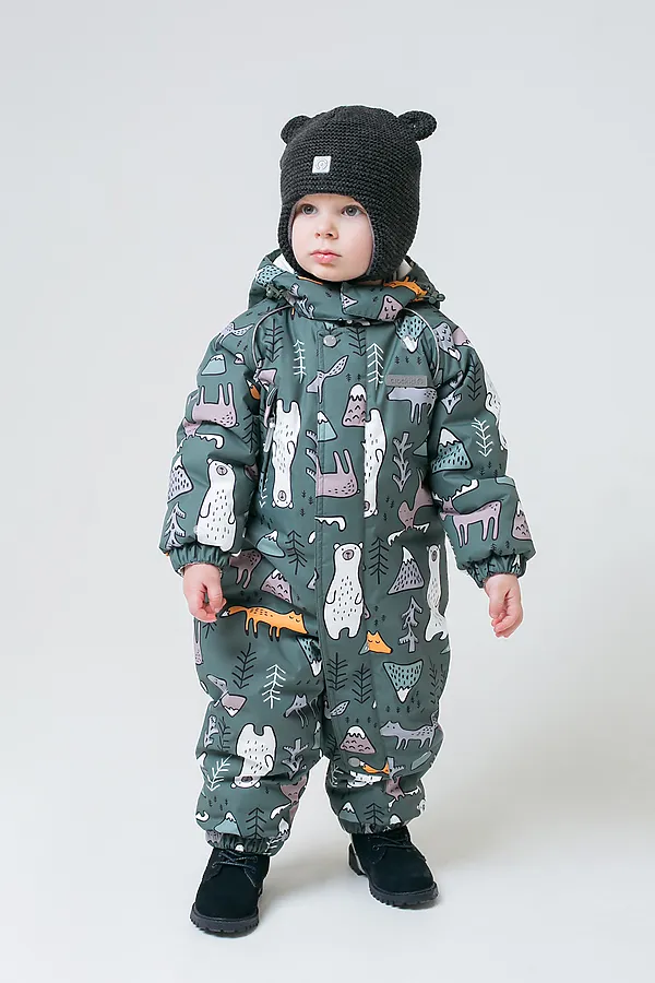 Комбинезон CROCKID SALE, темный лес, мишки и друзья - фото 1